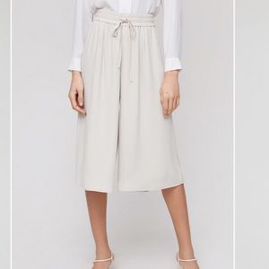 Aritzia cropped wide-leg pants